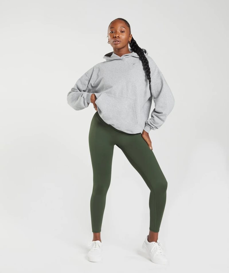 Legginsy Gymshark Elevate Damskie Oliwkowe | PL 423WRP